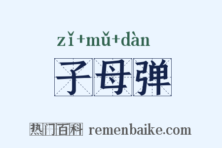 子母弹是什么意思的图片